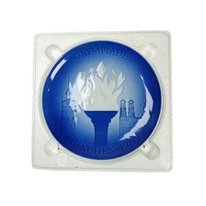 Olympiade Munchen 1972 Vintage Olympics Collectible Plate Copenhagen